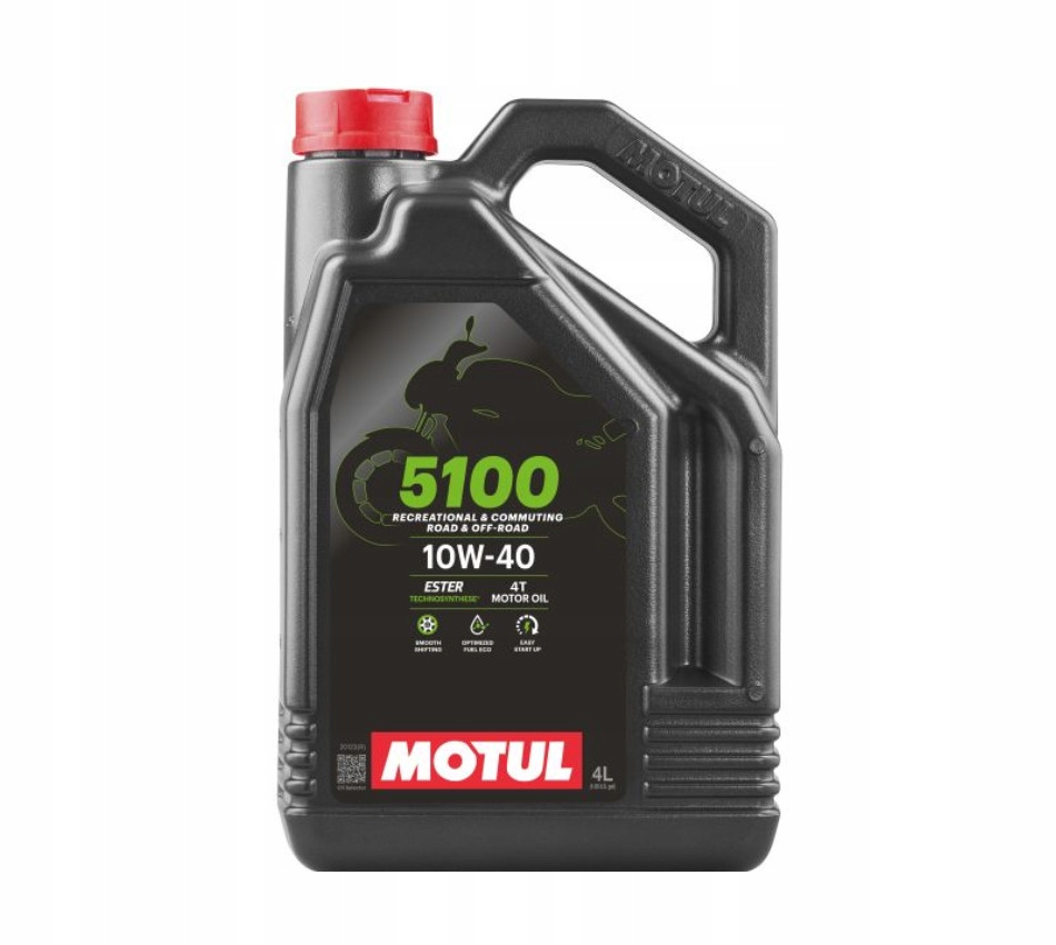 Olej silnikowy Motul 5100 4T 10W40 4L półsyntetyk Ester oryginał MA2 Api Sg