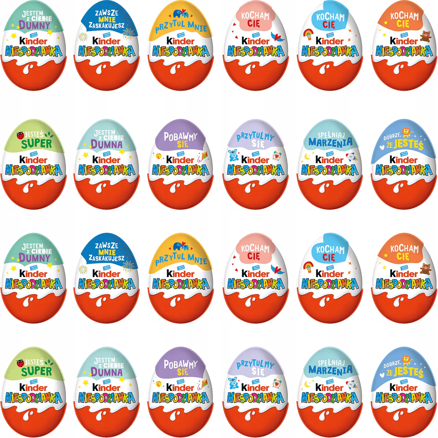 Levně Kinder Vajíčko S Překvapením "Say It" 24 dílků