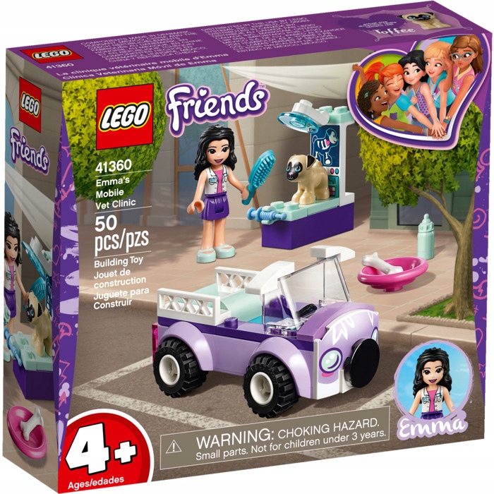 Nowe klocki Lego Friends Mobilna klinika weterynaryjna Emmy 41360