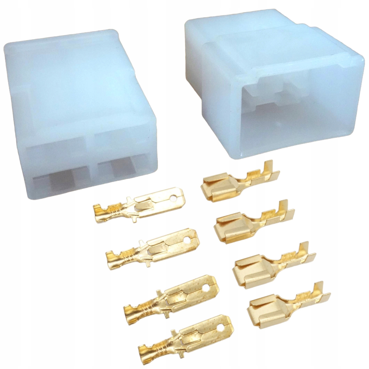 Złącze 4-stykowe konektorowe bez zaczepu wtyk i gniazdo konektory