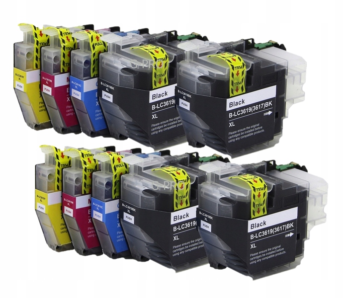 

10x Tusz Do Drukarki Brother Mfc J3590DW J3530DW
