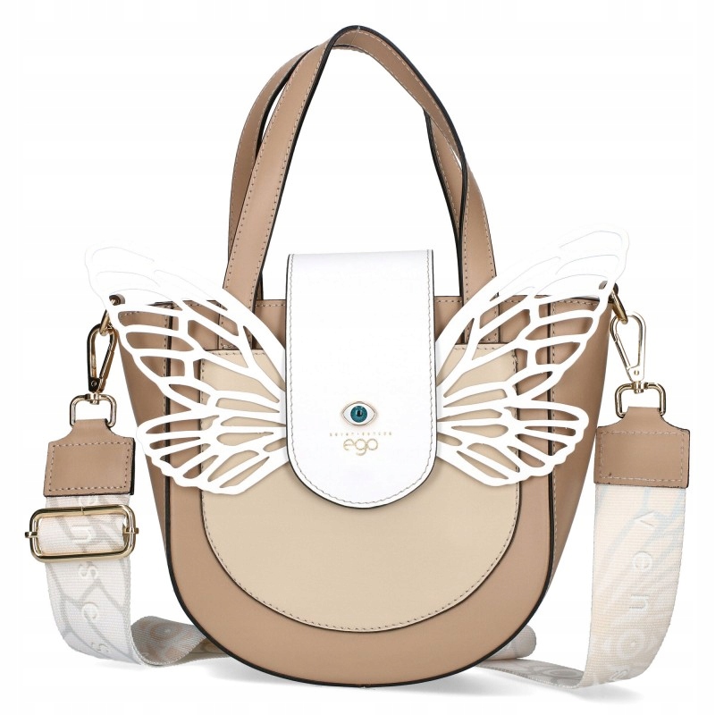 Ego Dámská Kožená Kabelka Kufřík S Odnímatelnými Křídly Jako Dárek Krabička