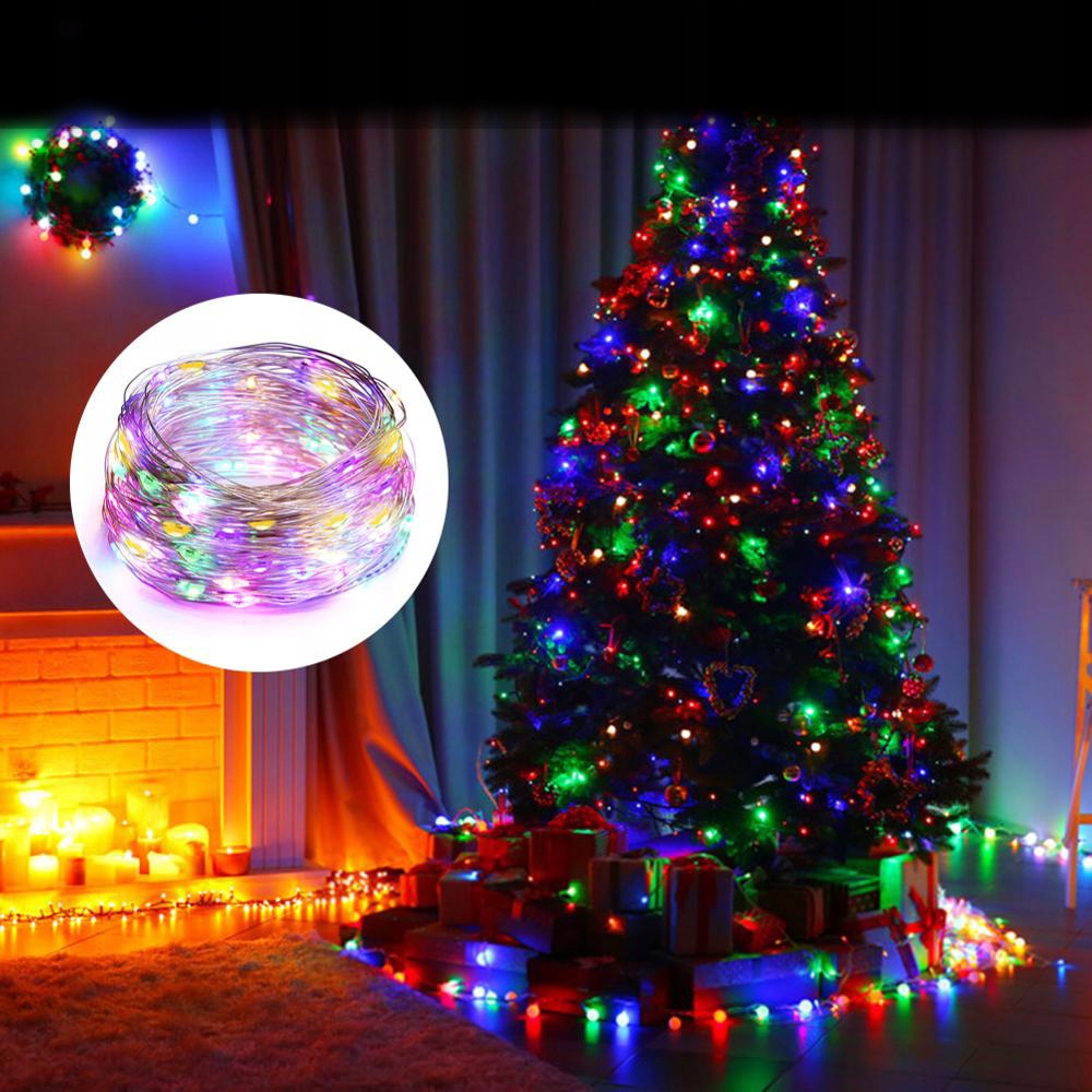 LAMPKI DRUCIKI 100 LED MIKRO NA USB Liczba lampek 51 - 100