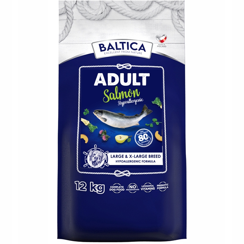 Baltica Salmon Hypoallergenic Adult Large & Extra Large Breeds 12kg
