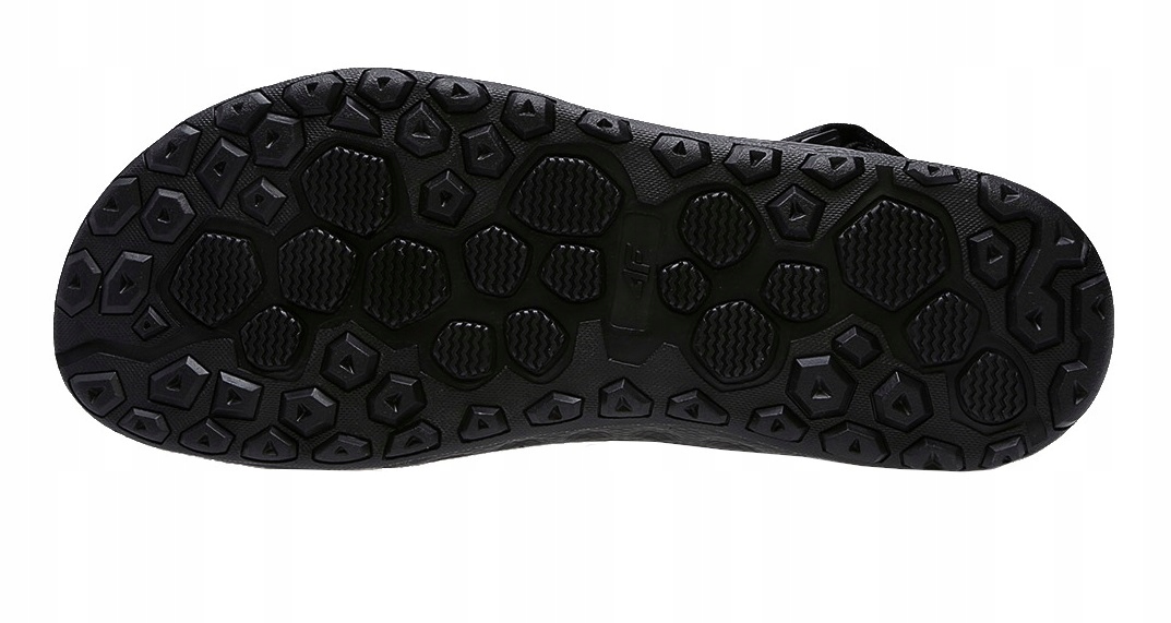 Sandały męskie 4F SAM001 sportowe czarne 43 Długość wkładki 27.5 cm