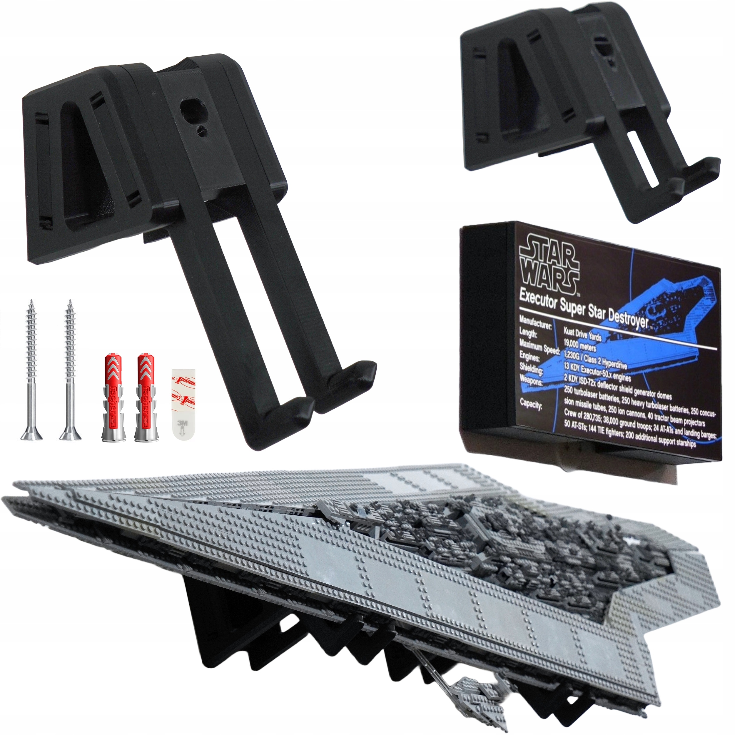 Nástěnný Držák Na Zeď, Věšák Na Sadu Star Destroyer 10221