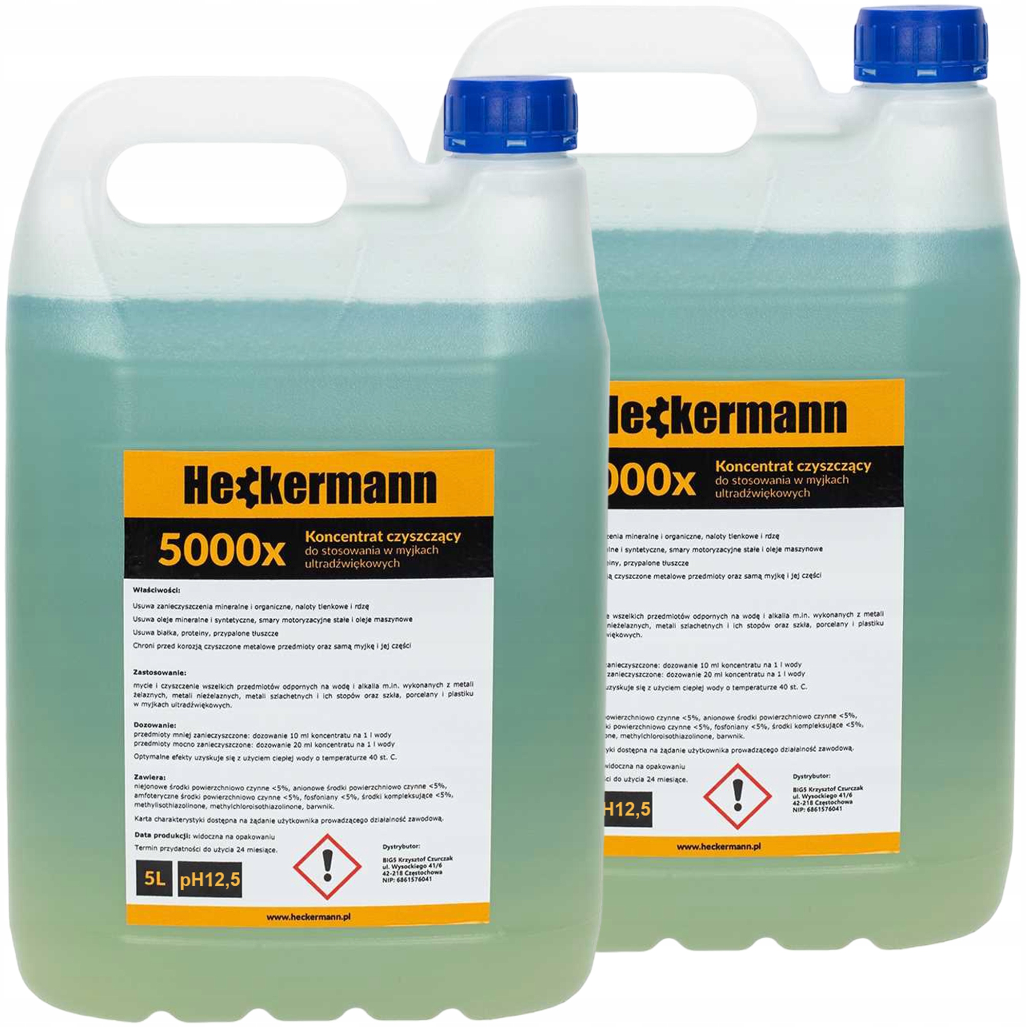 KONCENTRAT PŁYN DO MYJKI ULTRADŹWIĘKOWEJ 10L