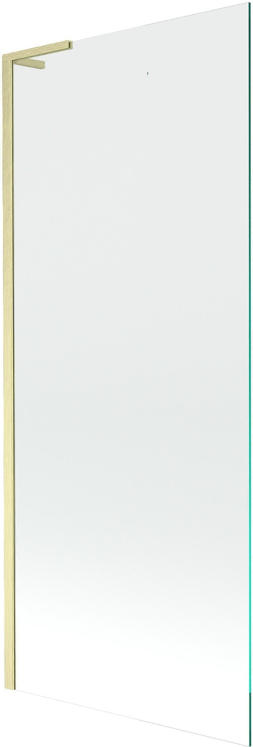 Mexen Next L vanová zástěna 1-křídlová 80 x 150 cm, transparentní, zlatý ka
