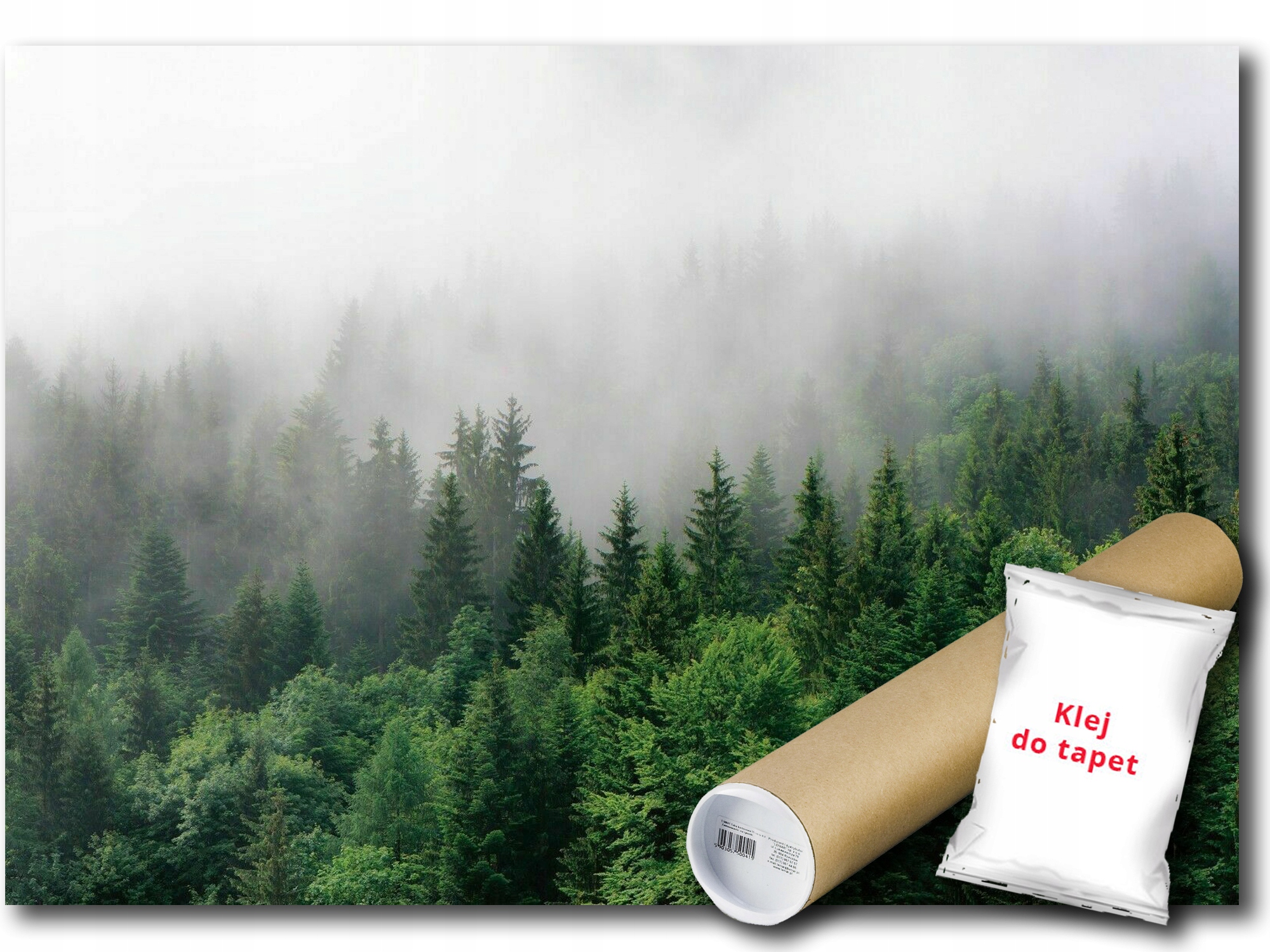 Vinylová Fototapeta Les Hory Hmla Pohľad 416x290