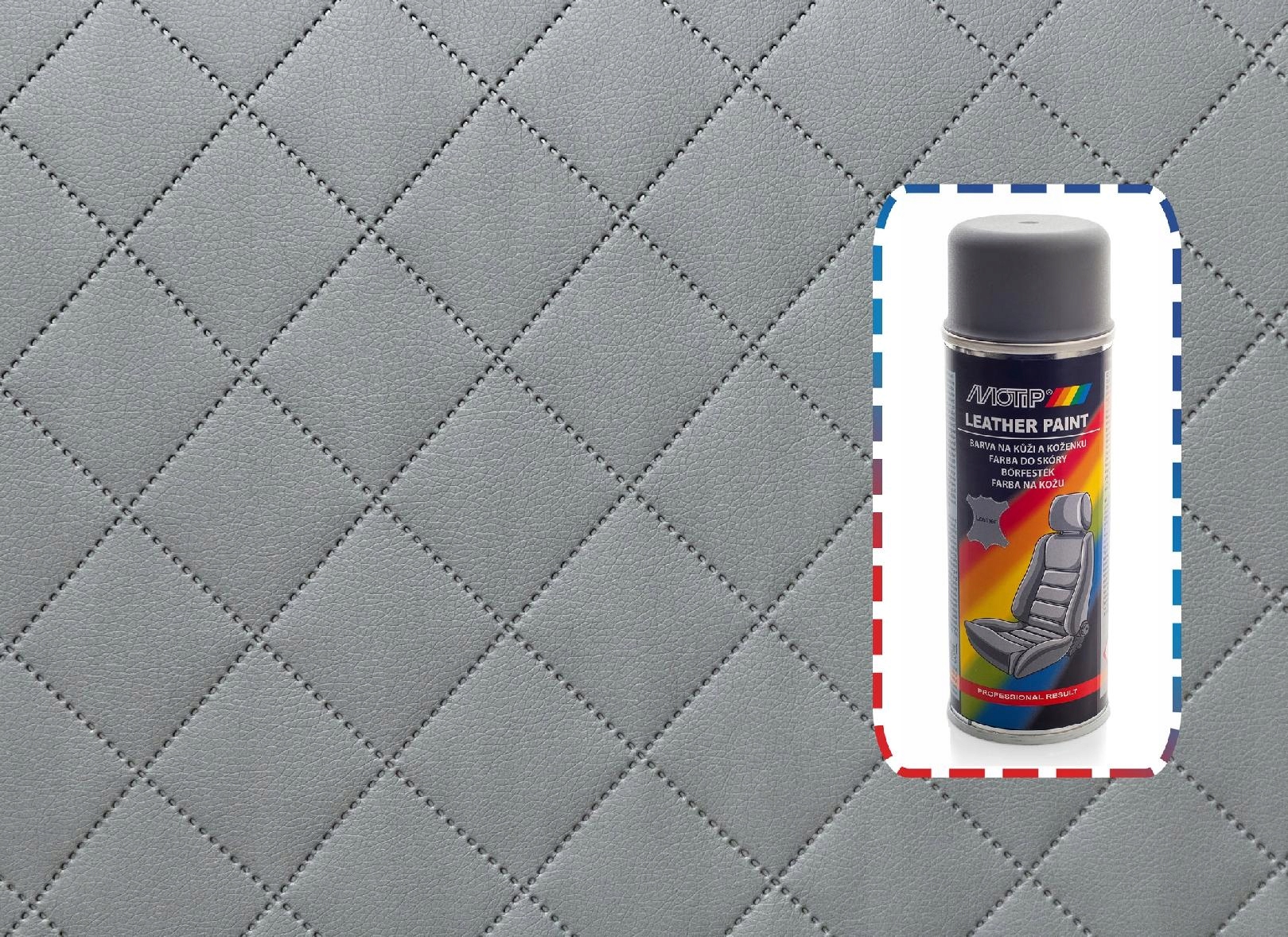 Lakier Farba Spray do Renowacji Skóry Szary Vinylspray 200ml MOTIP Numer katalogowy producenta 04232BS