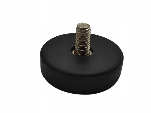 

Magnes neodymowy w gumie fi22 z gwintem M4-max.3kg