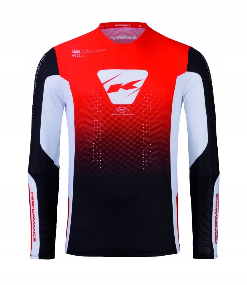 Kenny Racing Tričko Cross/enduro Performance Red Farba Červená Veľkosť X