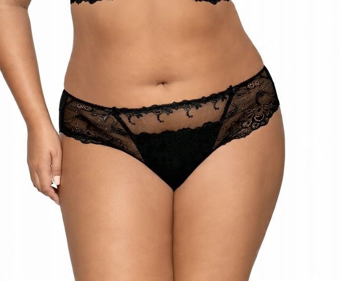 

Koronkowe figi damskie Ava 1030 czarny *XL