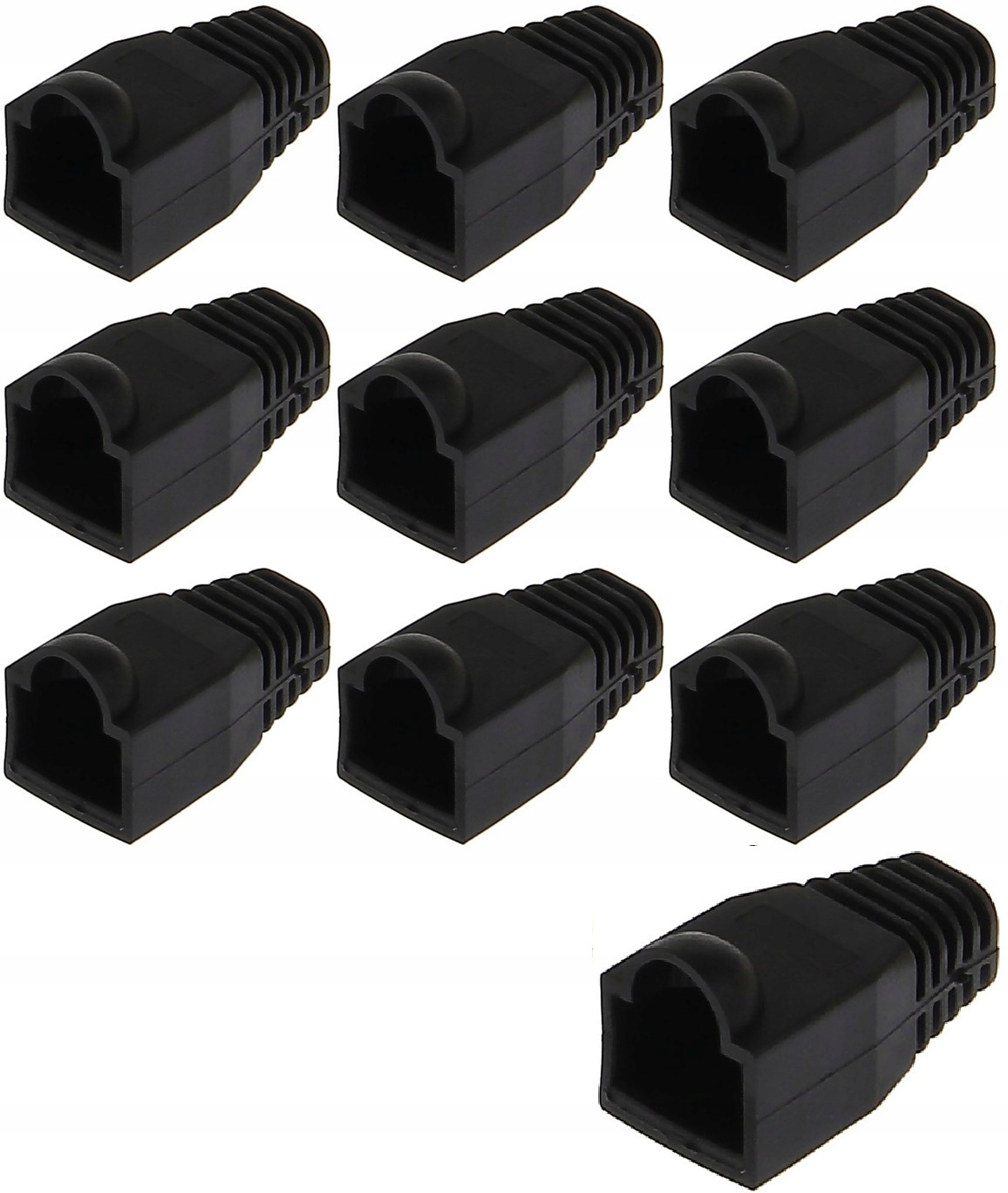 

Osłonka gumowa do wtyku RJ45 10 sztuk czarna