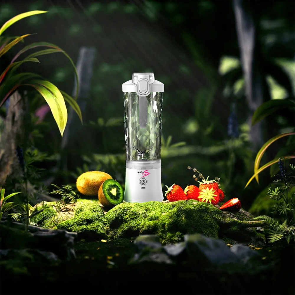 BEZPRZEWODOWY PRZENOŚNY BLENDER TURYSTYCZNY 600ML Moc 350 W