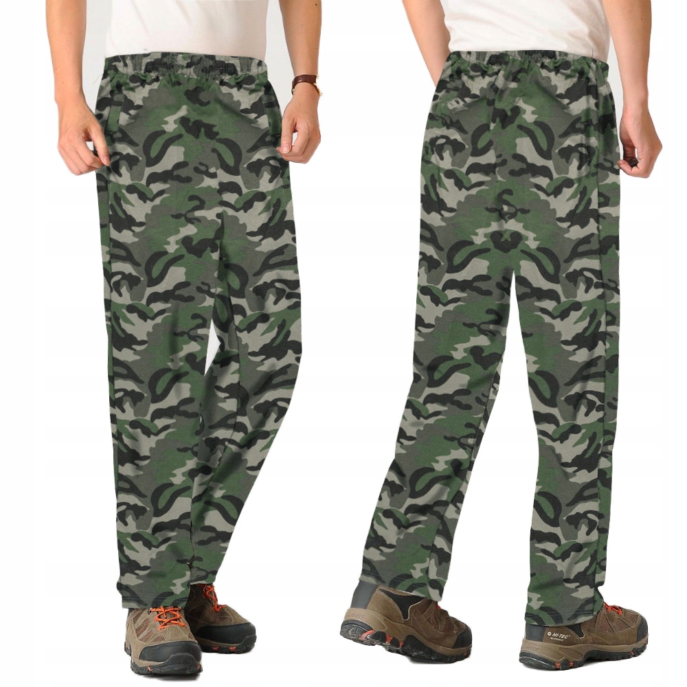 

Spodnie Dresowe Moro Dresy Męskie Army 450-03 r L