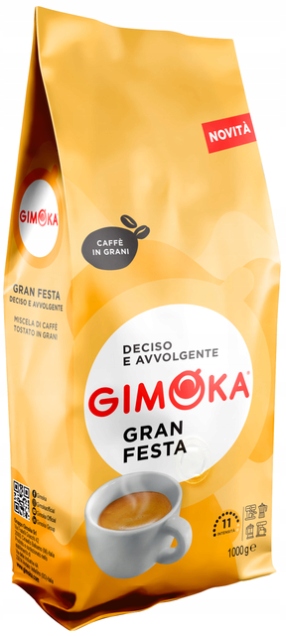 Gimoka Gran Festa kawa ziarnista Arabica 30% Robusta 70% 1 kg