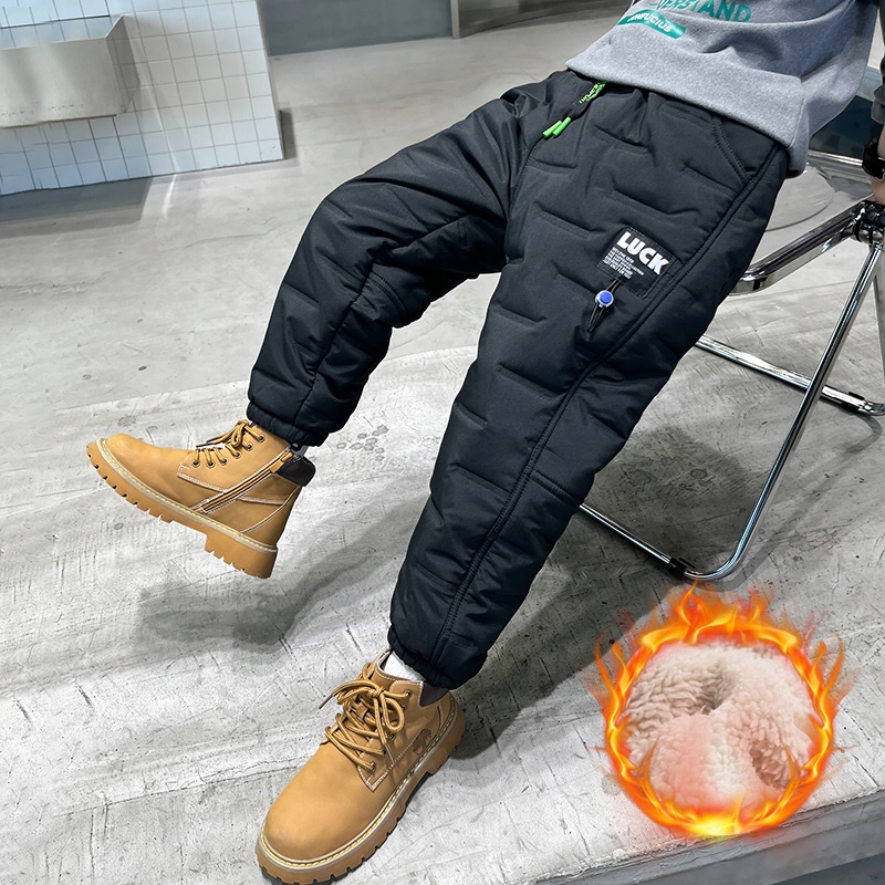 CIEPŁE GRUBE SPODNIE DRESOWE OCIEPLANE JOGGERY zimowe pikowane chłopięcy Rozmiar 170