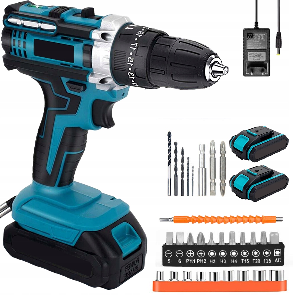 Akumulátorová Příklepová Vrtačka 20V 3V1