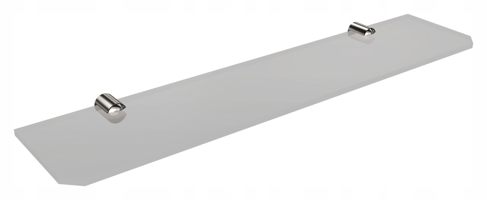 

Półka do łazienki pod lustro szklana ścienna 60 cm