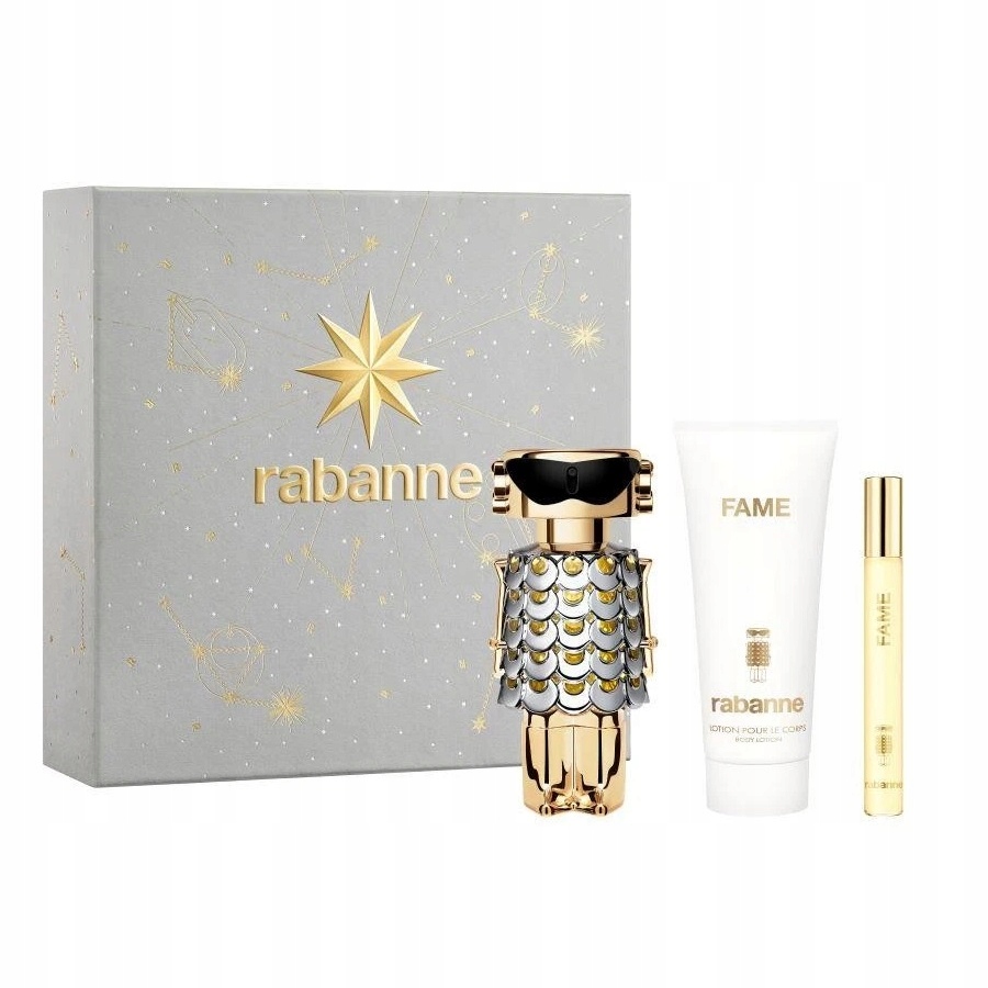 Fame Sada Parfémovaná voda Spray 80 ml Tělový balzám 100 ml 10 ml