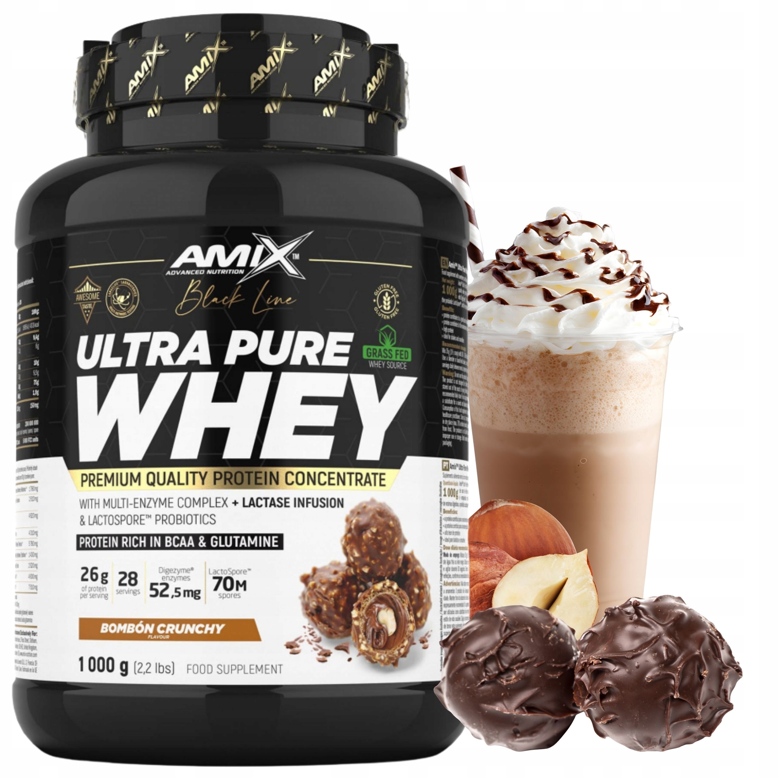 Protein Syrovátkový Koncentrát Wpc Čokoláda-Ořech Pure Whey 1000 g