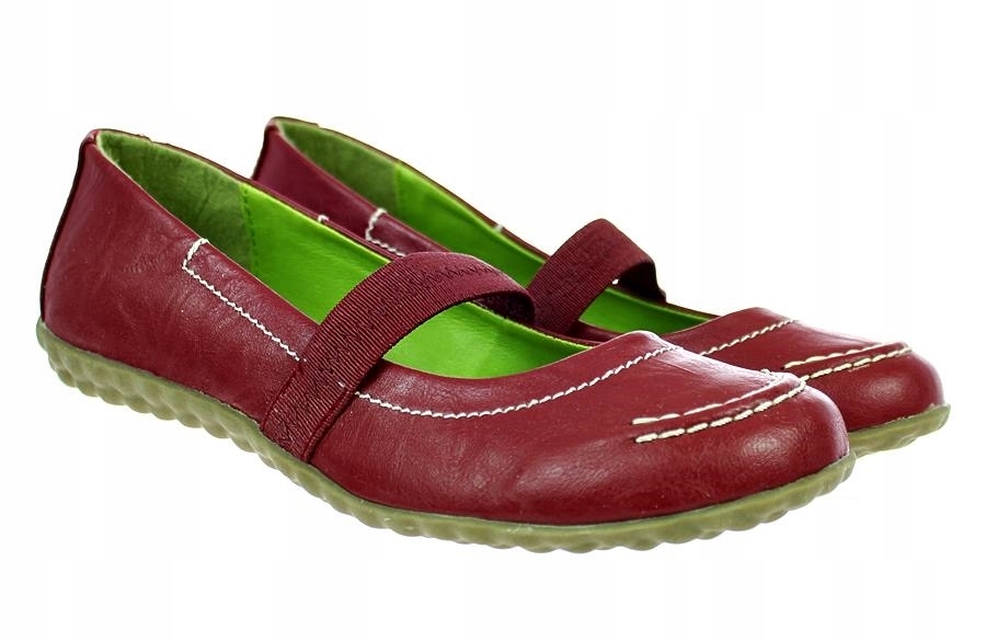 

Baleriny Buty Damskie Wygodne Czerwone 5812 r. 41