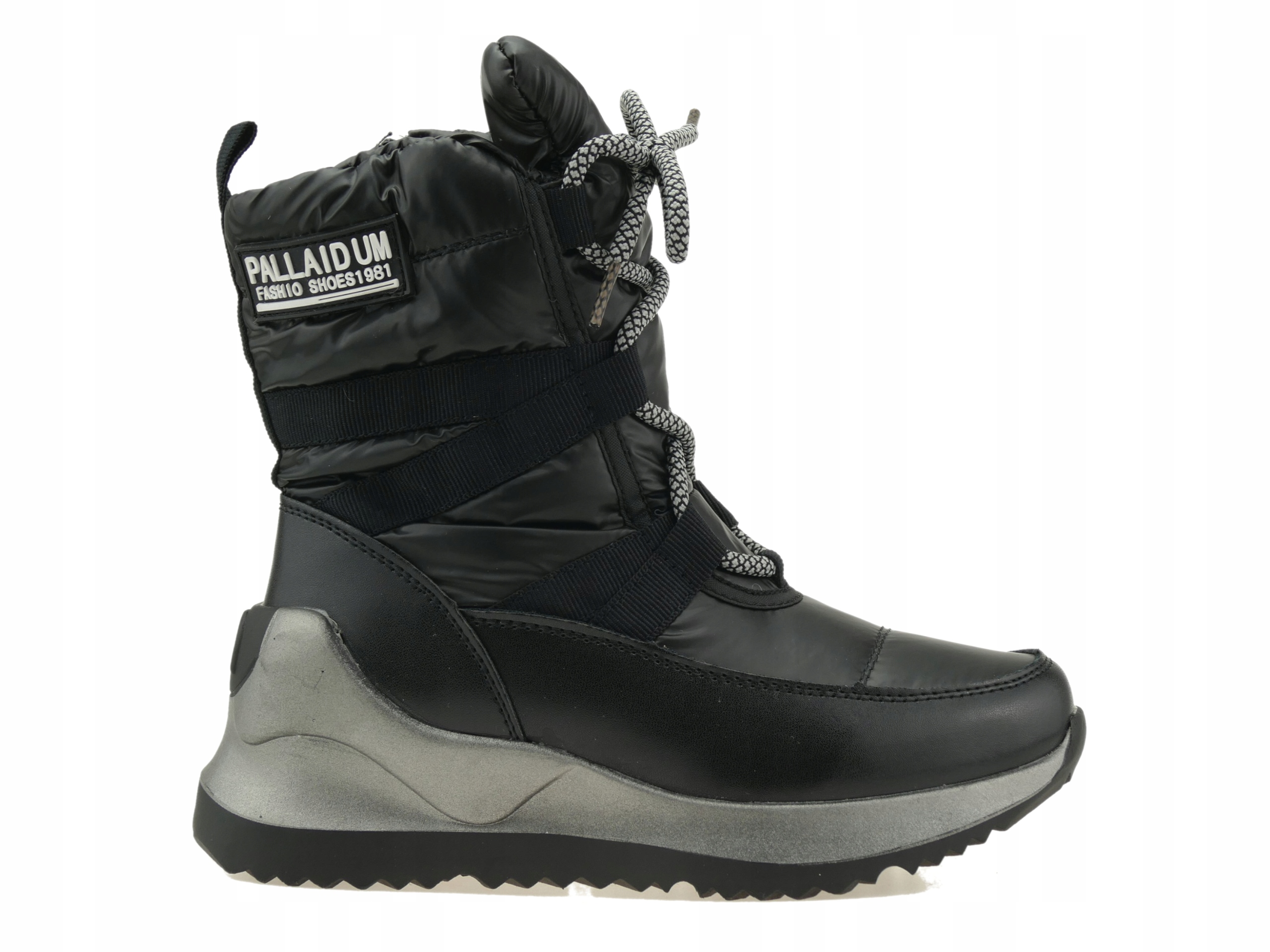 BUTY ZIMOWE DZIEWCZĘCE OCIEPLANE ŚNIEGOWCE R.34 Kod producenta A304 BLACK