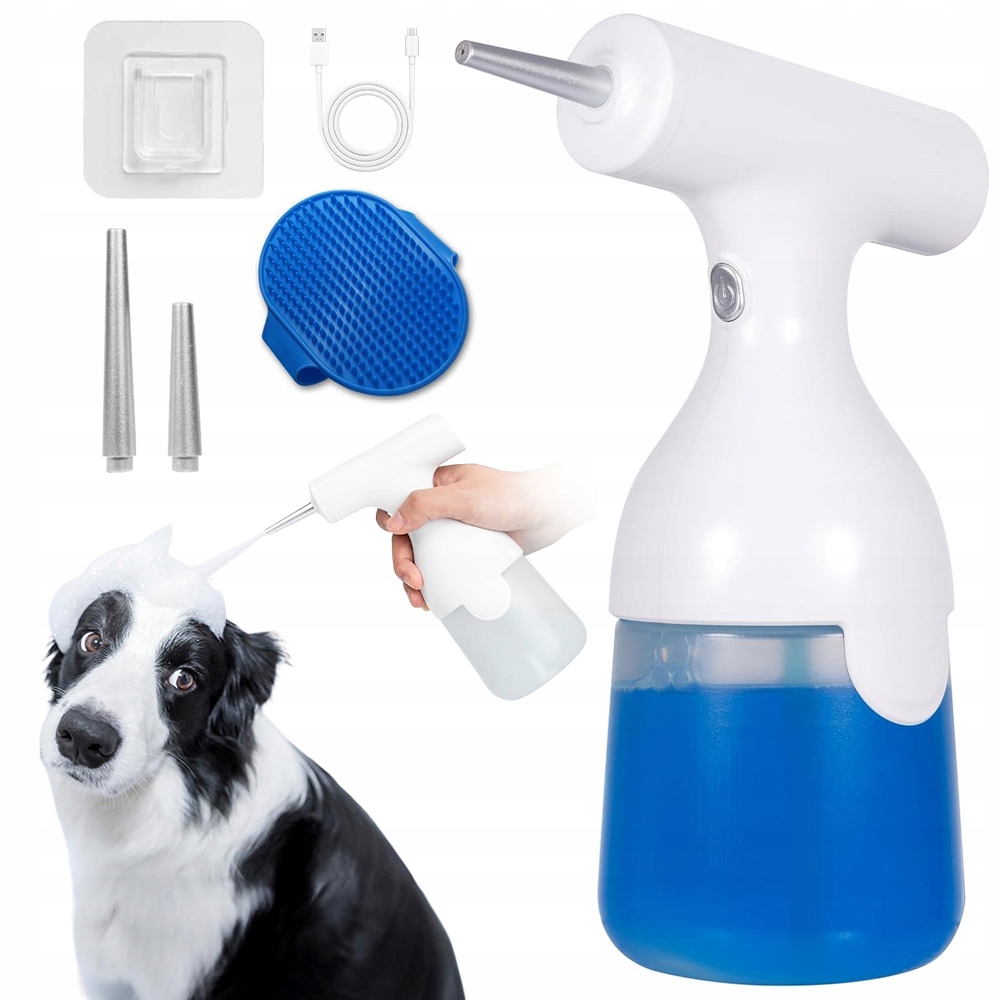 Levně Automatický Dávkovač Pěny Pro Péči O Psa Výkonný 350 ML 1200 Mah