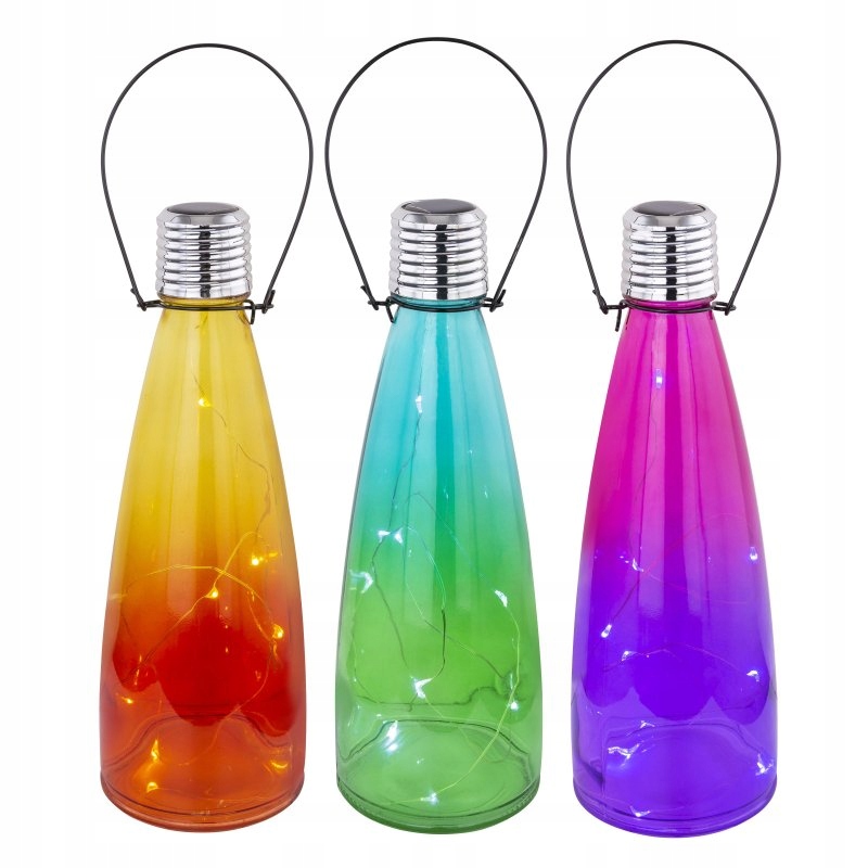 Sada solárnych Led lámp 0.06 W do fľaše Solar Globo Lighting 12 kusov