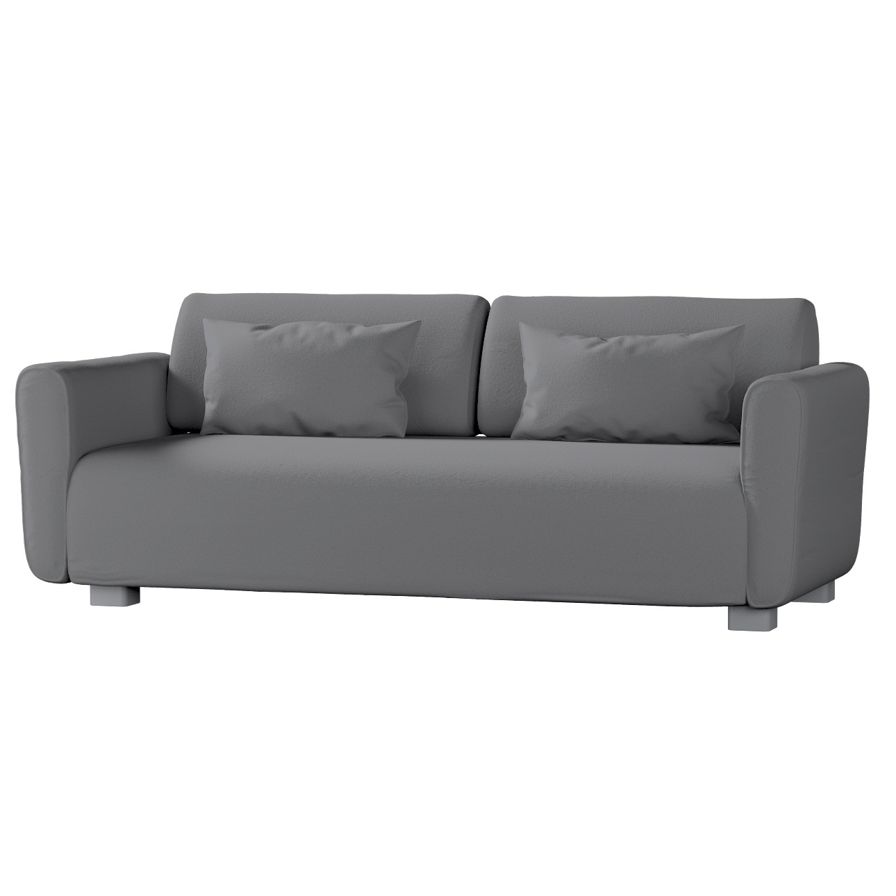 Poťah na 2-miestnu pohovku Mysinge Ikea, tmavosivá bukla