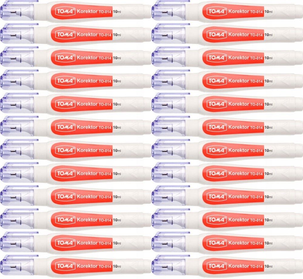 KOREKTOR W PISAKU TOMA 10ML METALOWA KOŃCÓWKA x24