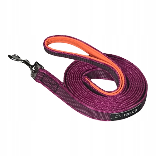 

Fuksjowa smycz treningowa gumowana 10m Rascal
