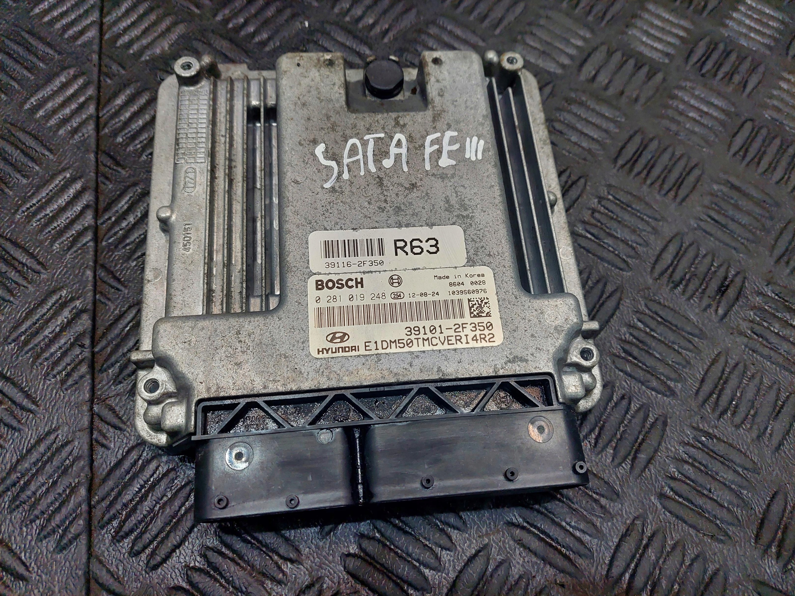 computer control unit of the engine HYUNDAI SANTA FE III 2.2 CRDI 0281019248