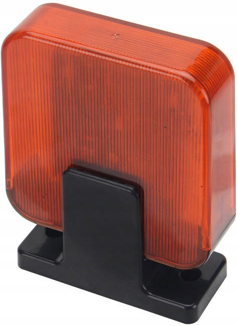Lampa ostrzegawcza sygnalizacyjna do bramy 12V -230V z 16 diodami LED Marka Elektrobim