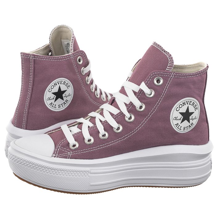 Dámské tenisky na platformě Converse Move Hi Dreamy Růžové