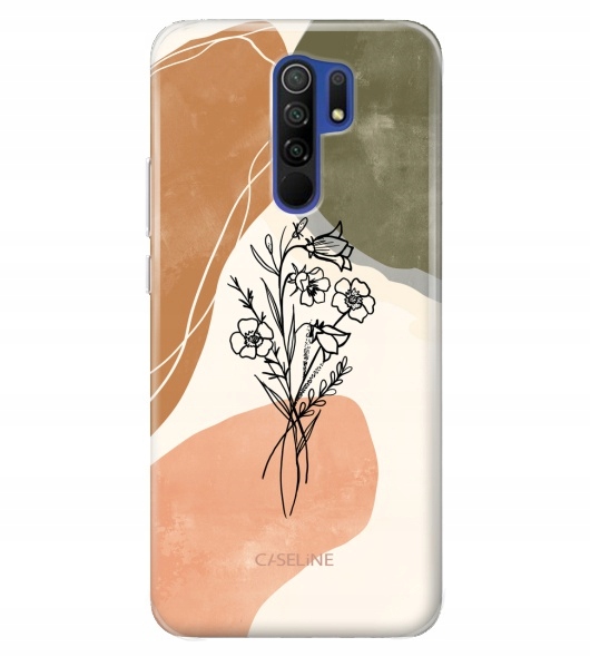 

Etui do Xiaomi Redmi 9 case guma wzory + Szkło