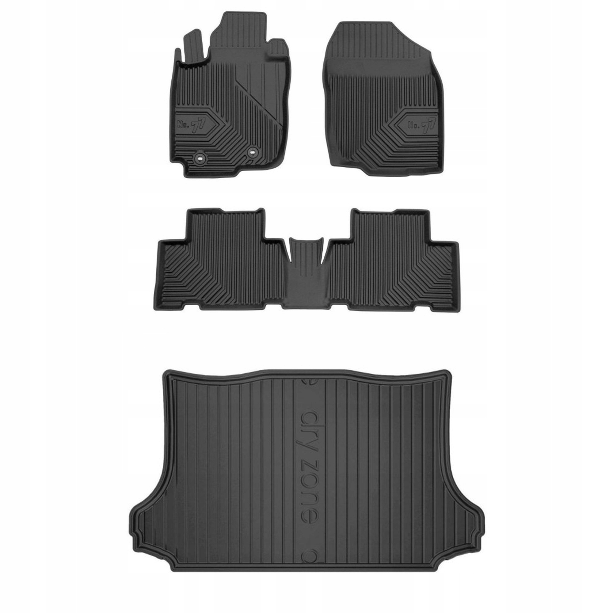 Gumová sada kobercov a rohoží Toyota RAV4 III 2005-2012