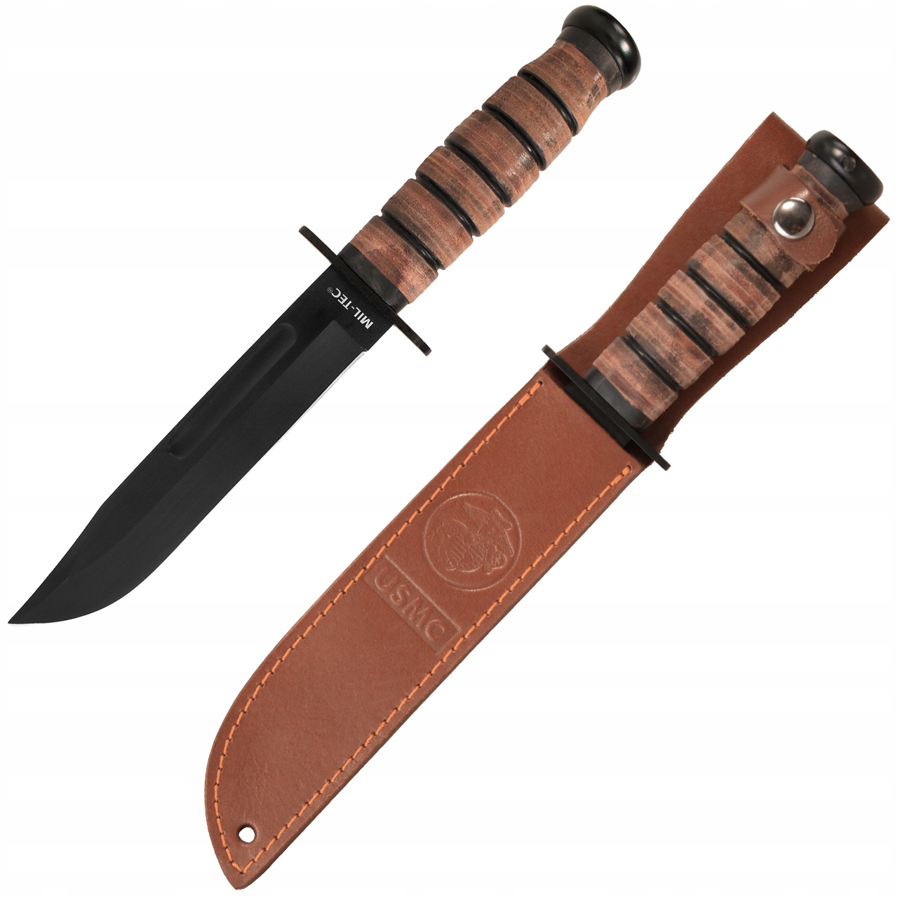 Taktický vojenský Nůž americké armády Mil-Tec Usmc modelovaný podle Ka-bar Pouzdro