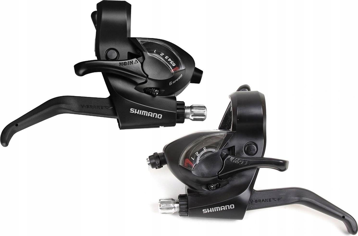 Shimano klamkomanetki St- EF41 3x6 komplet Przód Tył
