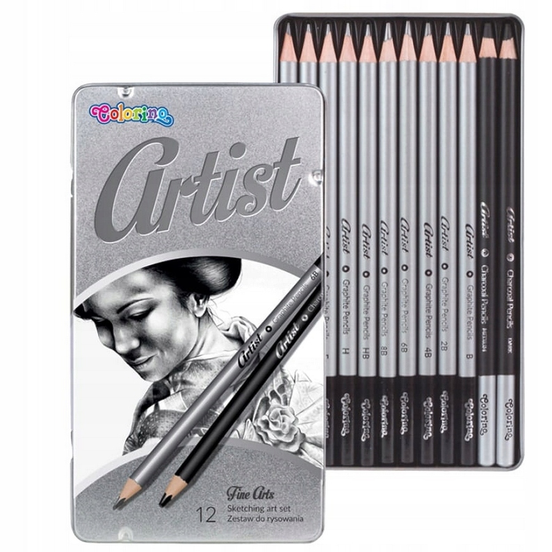ZESTAW DO RYSOWANIA COLORINO ARTIST 12szt. EAN (GTIN) 5907690880118
