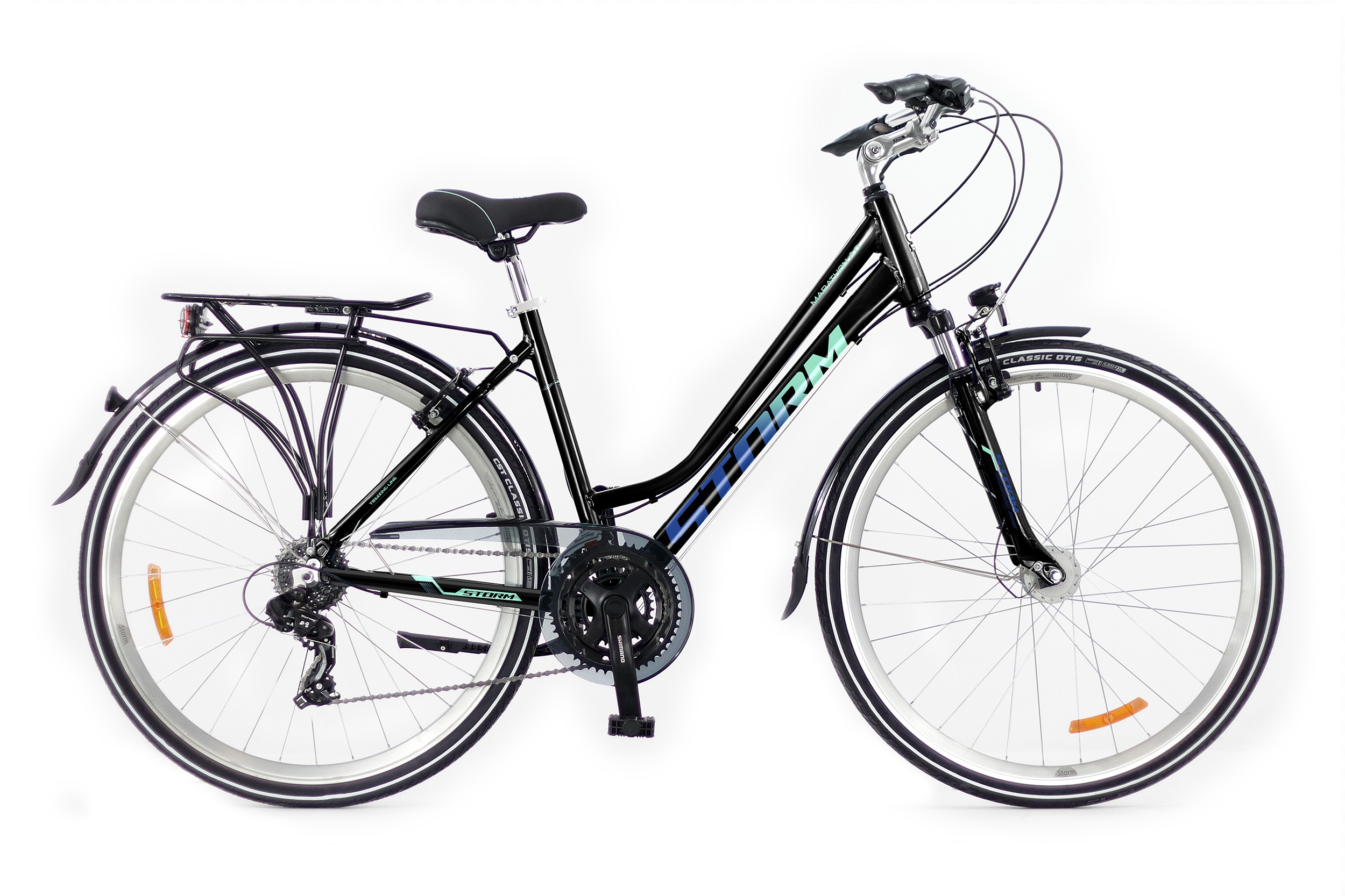 Rower Storm Marathon 2.0 Lady czarny/mięta 19