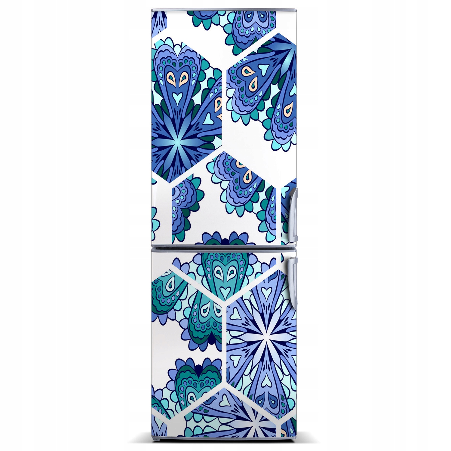 

Magnes Tapeta na lodówkę Elementy mandali 60x180