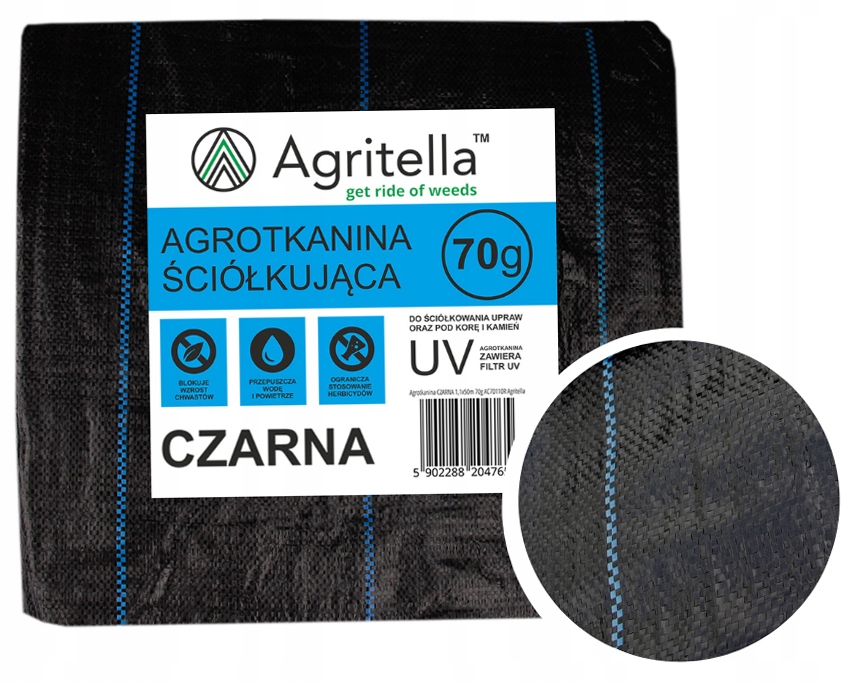 

Agrotkanina Czarna Agritella Mocna 1,1x20m 70g