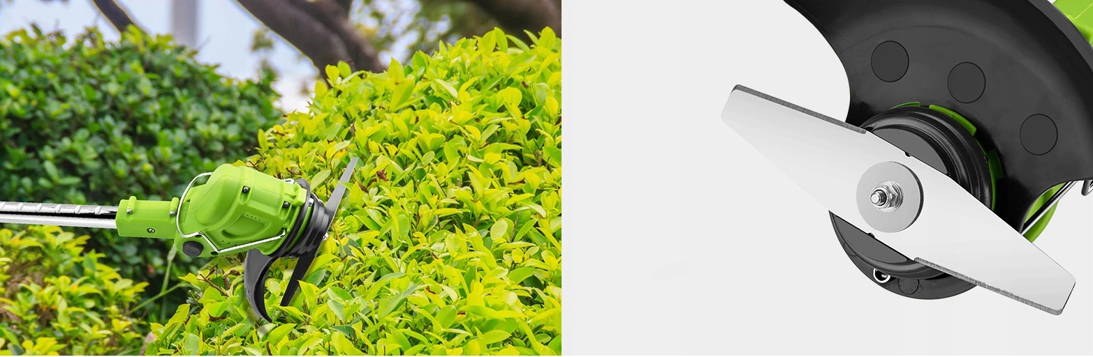 PODKASZARKA AKUMULATOROWA KOSA OGRODOWA WYKASZARKA DO TRAWY 2XAKU ZESTAW Stan opakowania oryginalne