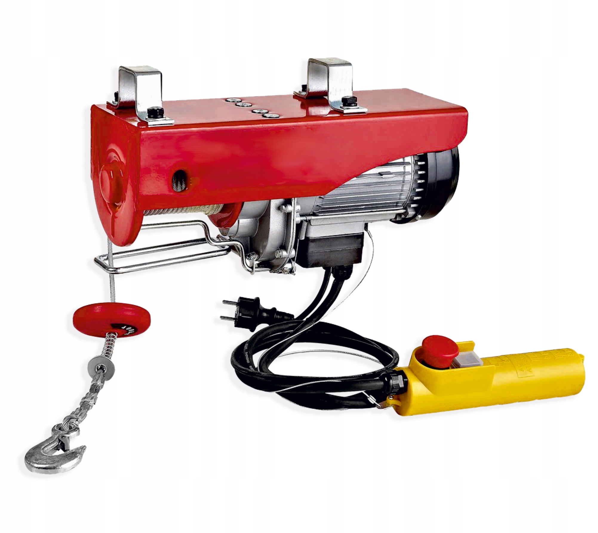 Elektrický Lanový Naviják 500 kg 0,5 t 1000 W Silný Kladkostroj 12 m