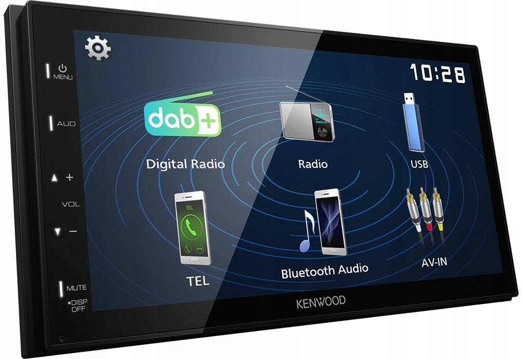 Kenwood DMX129DAB Autorádio 2DIN Dab Mirroring Android Bluetooth