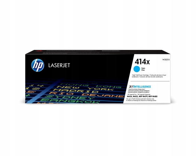 Toner Hp 414X W2021X C Originál Cyan M454 M479 M755 M480