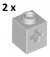 

Lego Light Bluish Gray Technic Brick 1x1 73230 2sz