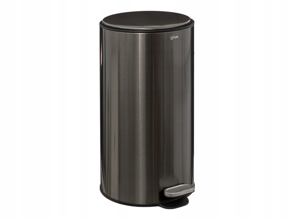 Levně Úzký odpadkový koš do kuchyně Delta, tíché zavírání, 30 l